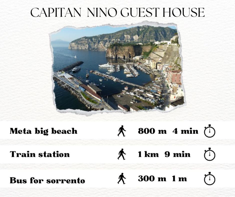 Capitano Nino Guest House Мета Экстерьер фото